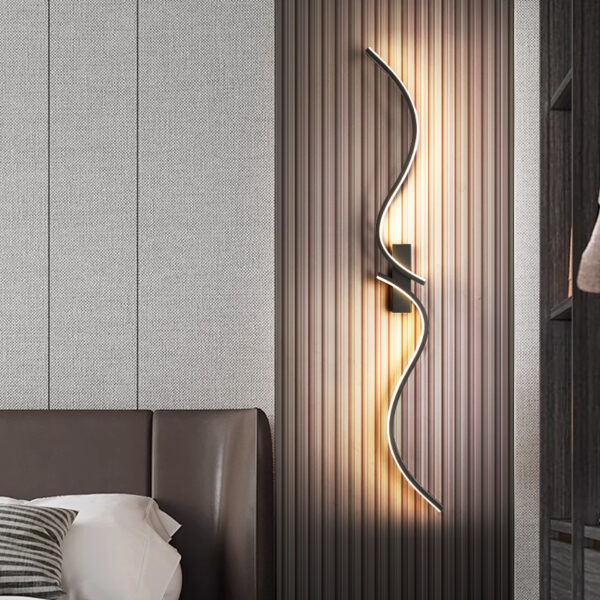 Double S Aesthetic LED Wall Lights - Image 2