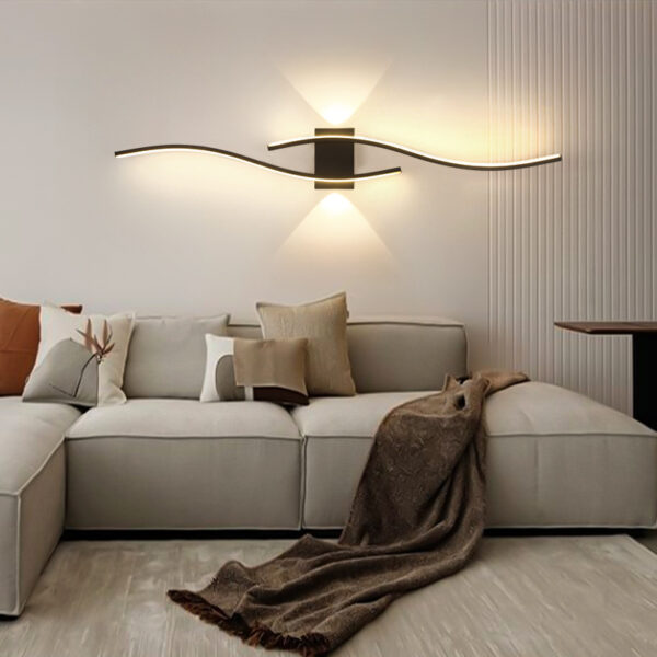 Double S Aesthetic LED Wall Lights - Image 8