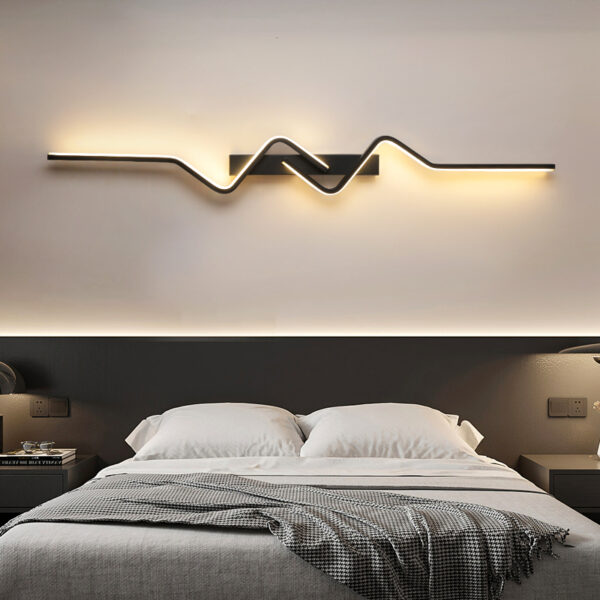 Creative Double Z Sleek LED Wall Lamp - Image 2