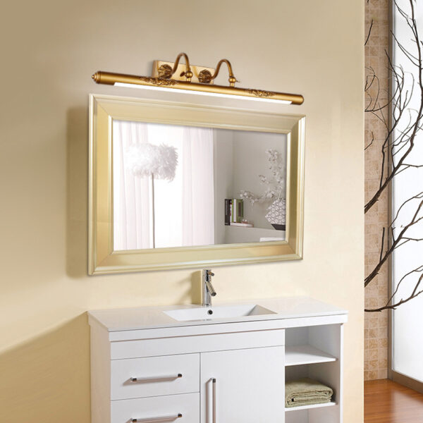 Retro Style Luxury LED Bathroom Mirror Light Fixture - Image 3