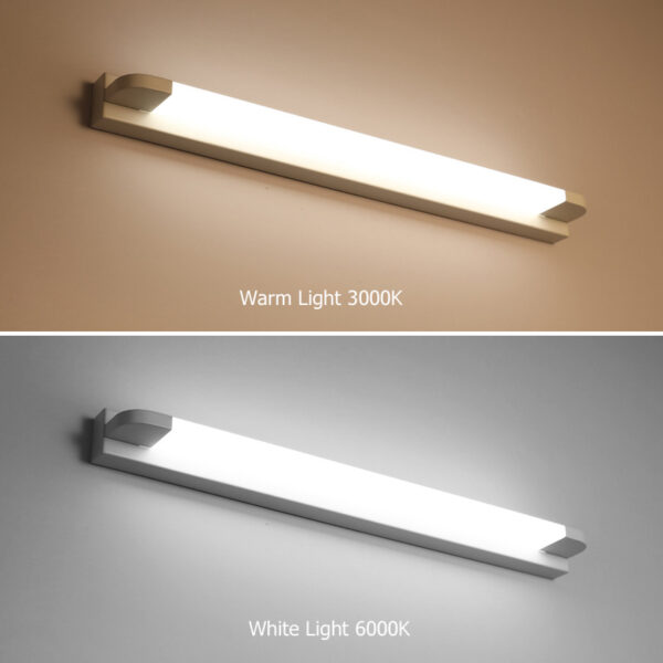 Modern Clean Simple LED Bathroom Over Mirror Light - Image 5