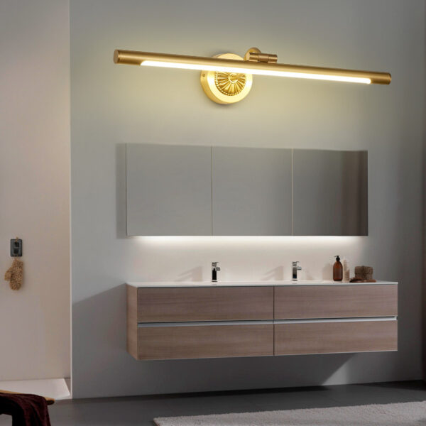 High End Luxury Copper LED Mirror Front Light - Image 4
