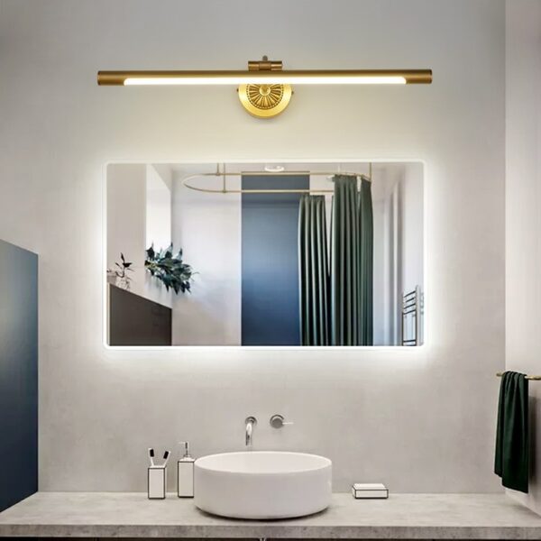 High End Luxury Copper LED Mirror Front Light - Image 3