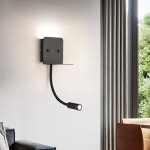 Bedroom Wall Lamps with USB Port and 2 Switches