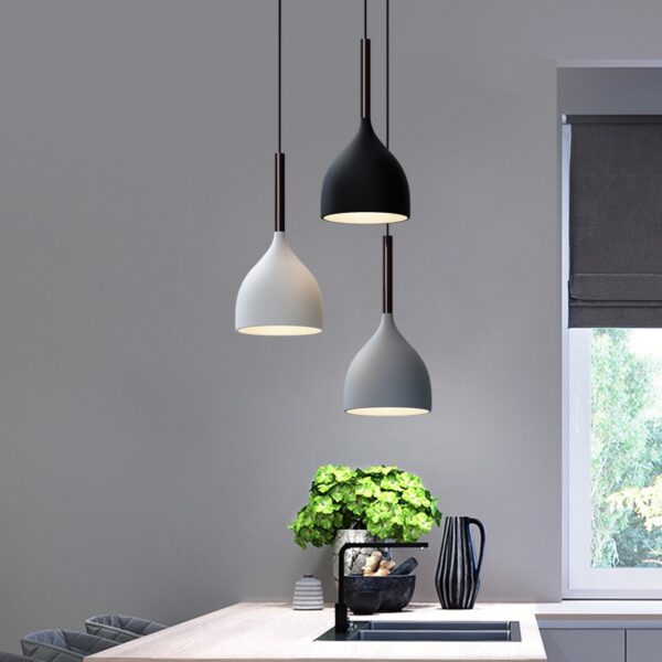 Modern Nordic 3-Light Pendant Lamp - Image 3