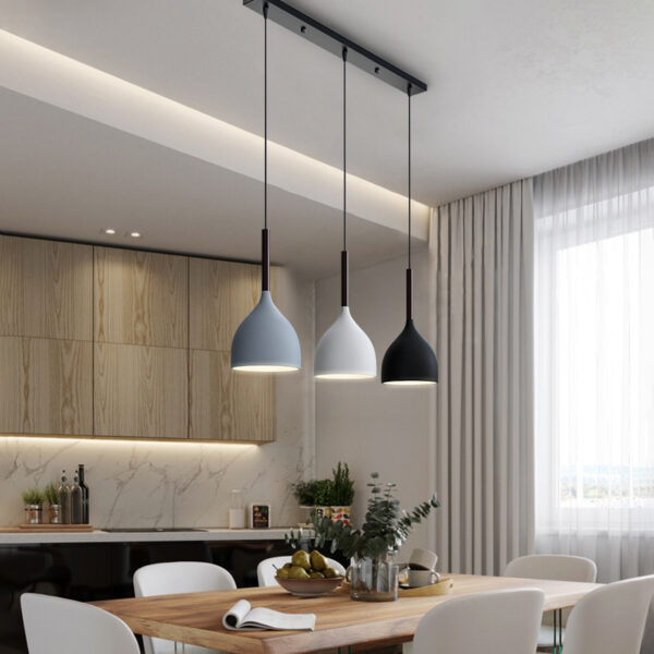 Modern Nordic 3-Light Pendant Lamp - Image 4