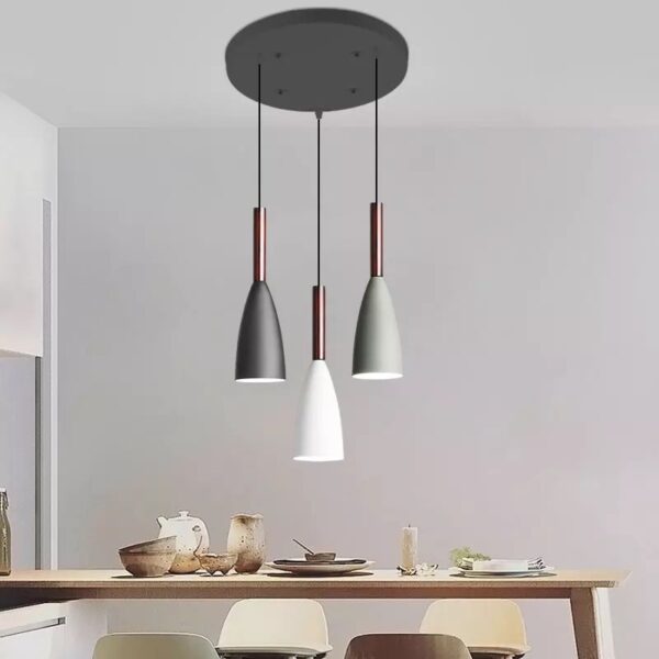 Modern Nordic 3-Light Pendant Lamp - Image 8