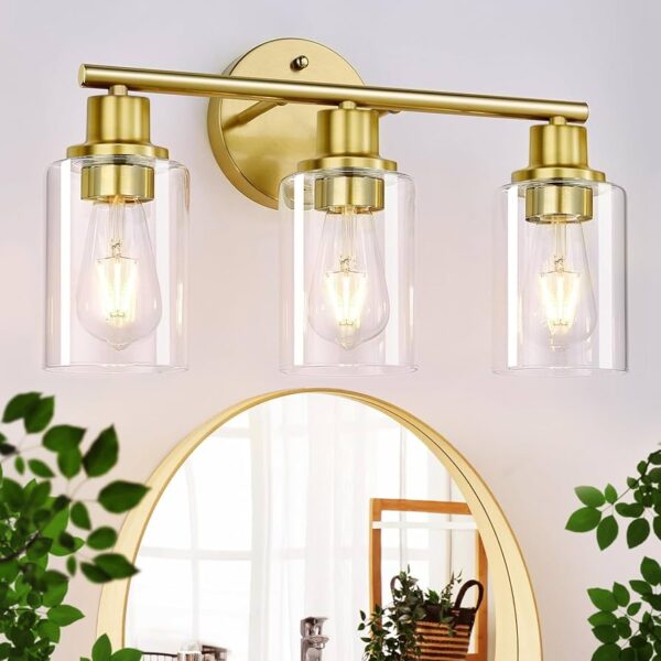 Modern American Style 3-Light Bathroom Mirror Light