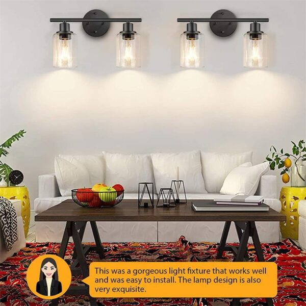 Modern American Style 3-Light Bathroom Mirror Light - Image 5