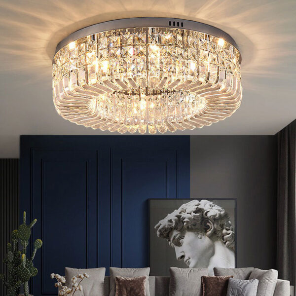 Luxury Design Modern LED Ceiling Lamp Crystal Chandelier - Image 2