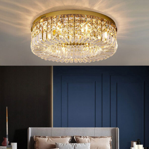 Luxury Design Modern LED Ceiling Lamp Crystal Chandelier