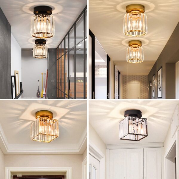 Crystal Lustre Entrance Hallway Ceiling Lamp - Image 2