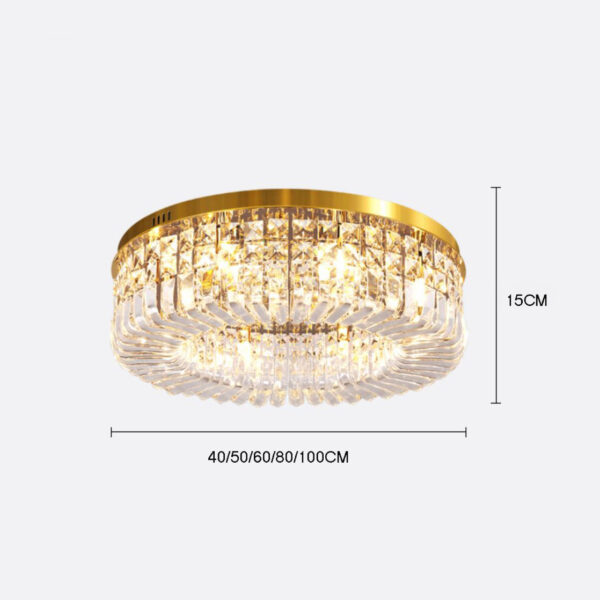Luxury Design Modern LED Ceiling Lamp Crystal Chandelier - Image 6
