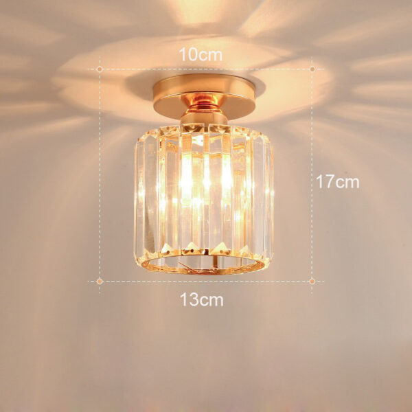 Crystal Lustre Entrance Hallway Ceiling Lamp - Image 6