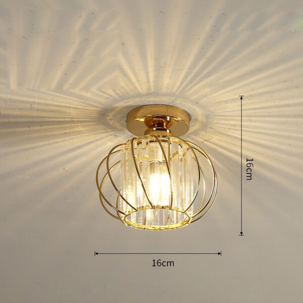 Crystal Lustre Entrance Hallway Ceiling Lamp - Image 8