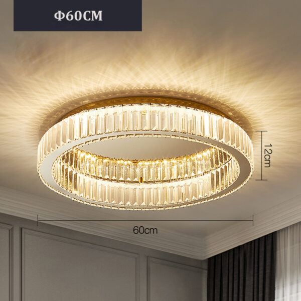 Prime Quality Round Crystal LED Chandelier Ceiling Light - Image 7