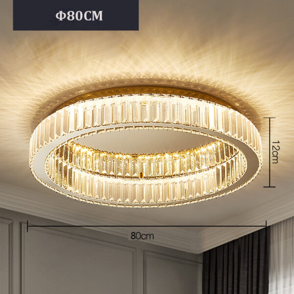 Prime Quality Round Crystal LED Chandelier Ceiling Light - Image 8