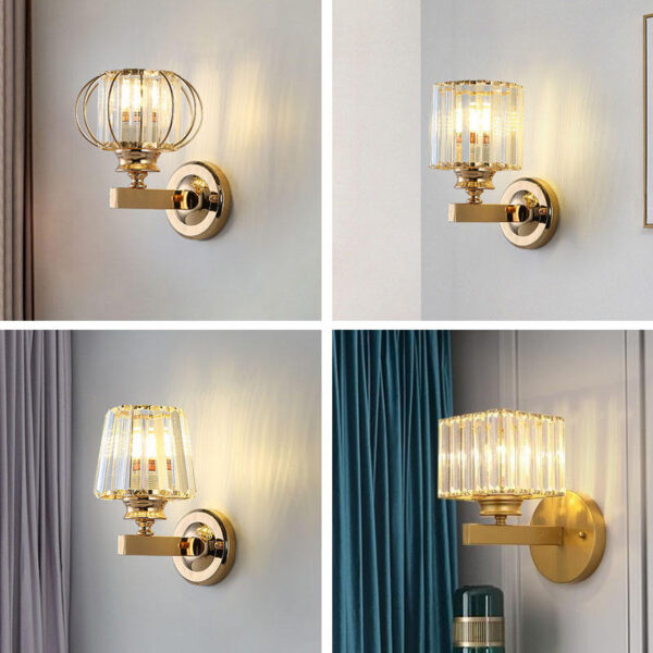 Personality Luxury Crystal Small Wall Light - Image 2