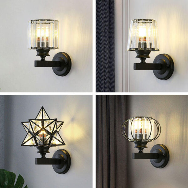 Personality Luxury Crystal Small Wall Light - Image 3