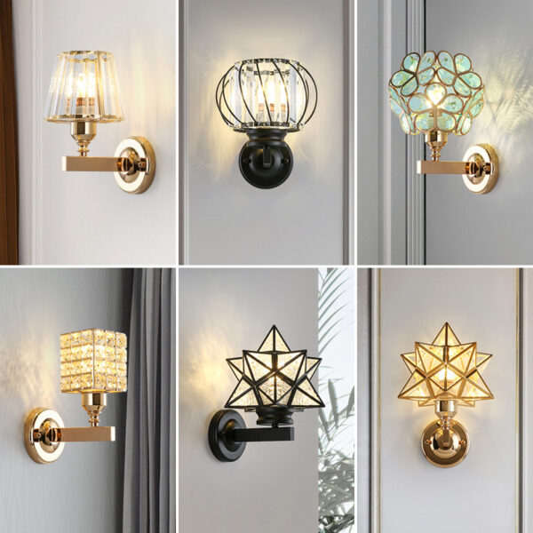 Personality Luxury Crystal Small Wall Light