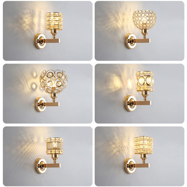 Personality Luxury Crystal Small Wall Light - Image 4