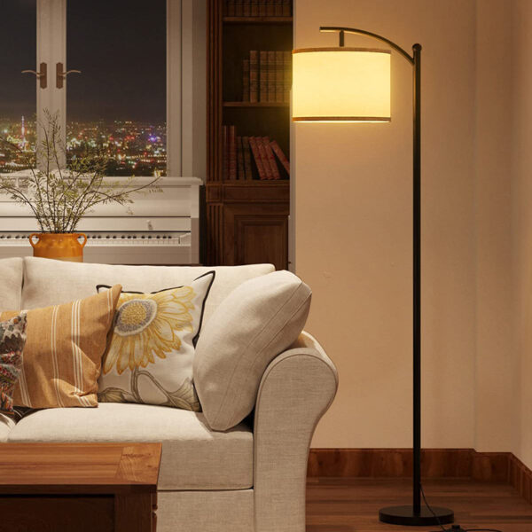 Aesthetic Comfortable Arched Fishing Floor Lamp - Image 3