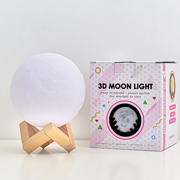 Home Office Decor LED Moon Lamp Planet Desk Light - Image 8