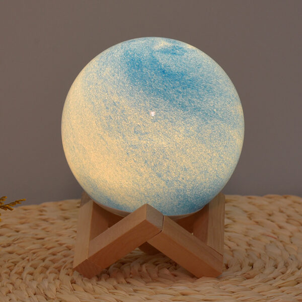 Home Office Decor LED Moon Lamp Planet Desk Light - Image 2