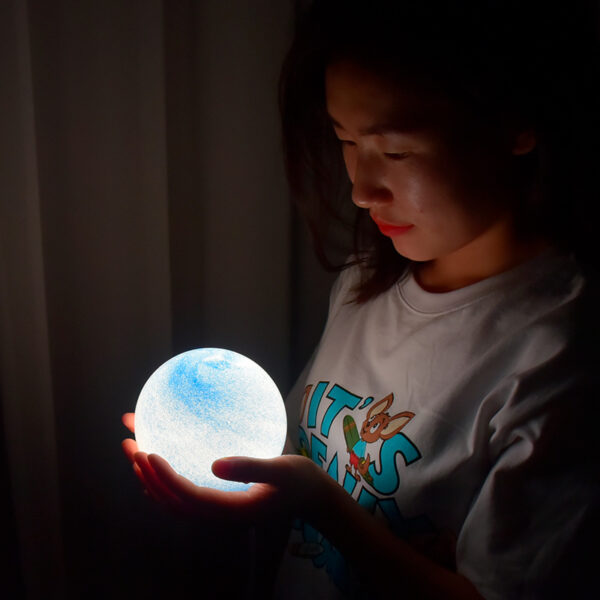 Home Office Decor LED Moon Lamp Planet Desk Light - Image 3
