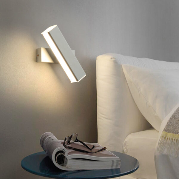 Moden Stylish Bedroom Rotatable LED Wall Light - Image 2