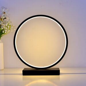 Modern Simple Circle Ring LED Table Lamp