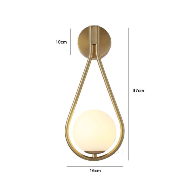 Modern Nordic Waterdrop Wall Lamp - Image 8