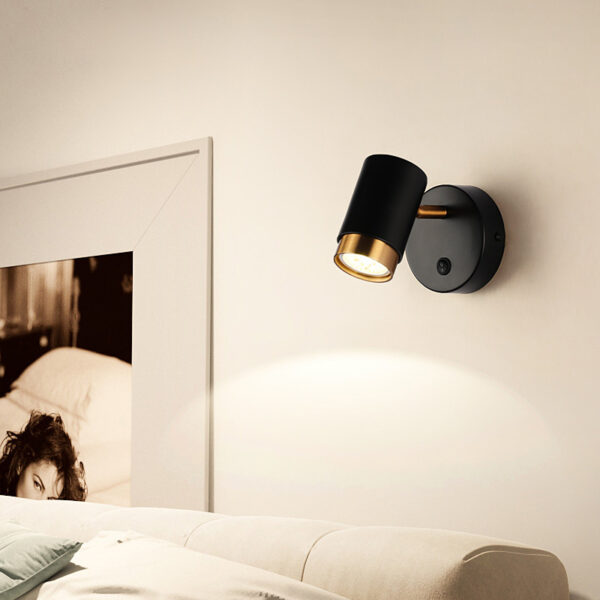 Angle Adjustable Hotel Bedside LED Wall Lamps - Image 2
