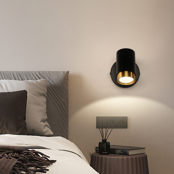 Angle Adjustable Hotel Bedside LED Wall Lamps - Image 3