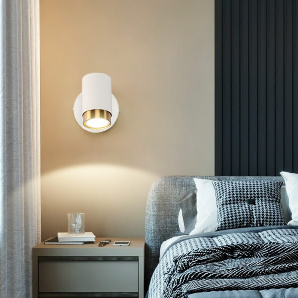 Angle Adjustable Hotel Bedside LED Wall Lamps - Image 4