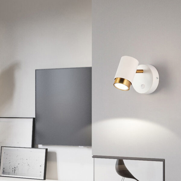 Angle Adjustable Hotel Bedside LED Wall Lamps - Image 5