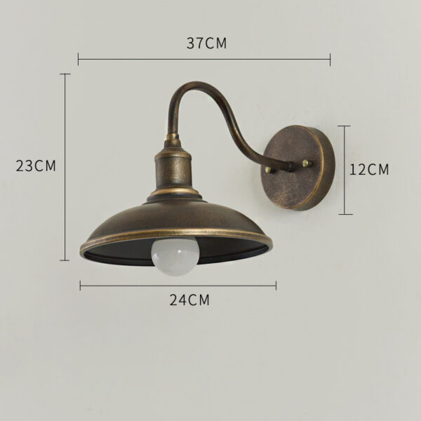 Retro Style Antique Bronze Wall Sconce Light - Image 6