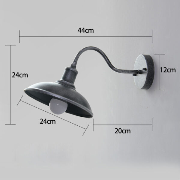Retro Style Antique Bronze Wall Sconce Light - Image 8