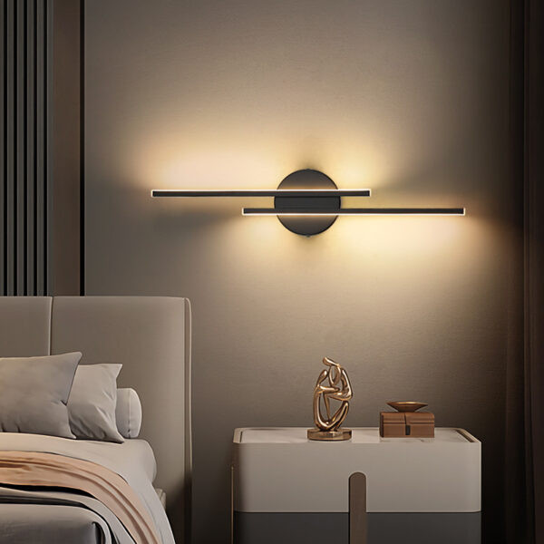 Nordic Style Bedside 2-Light Wall Sconce - Image 4