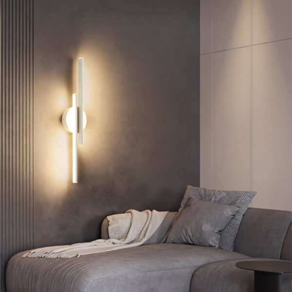 Nordic Style Bedside 2-Light Wall Sconce - Image 3
