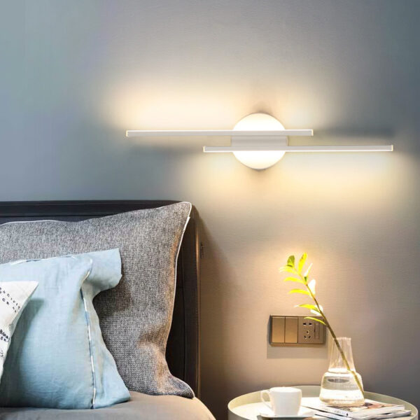 Nordic Style Bedside 2-Light Wall Sconce - Image 5