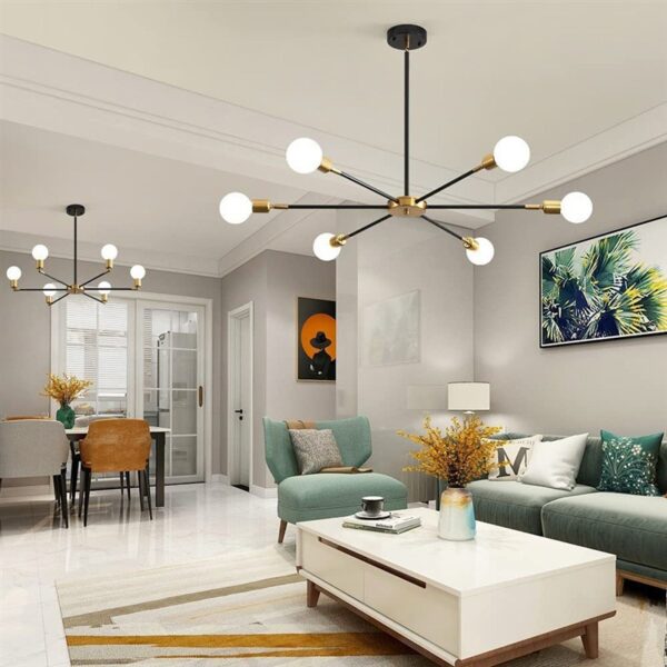Living Room LED Ceiling Light Simple Chandelier - Image 6