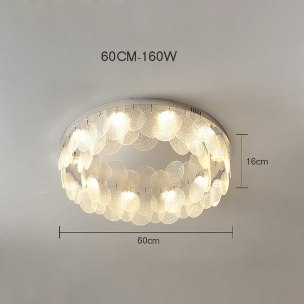 Modern Glass LED Ceiling Lamp for Living Room Bedroom - Image 6
