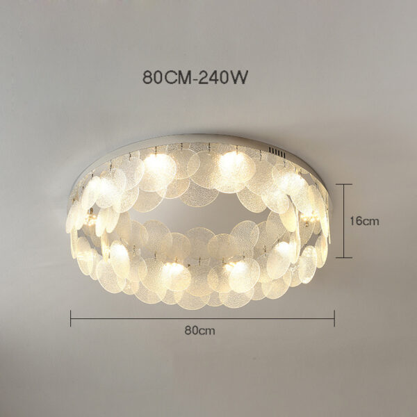 Modern Glass LED Ceiling Lamp for Living Room Bedroom - Image 7