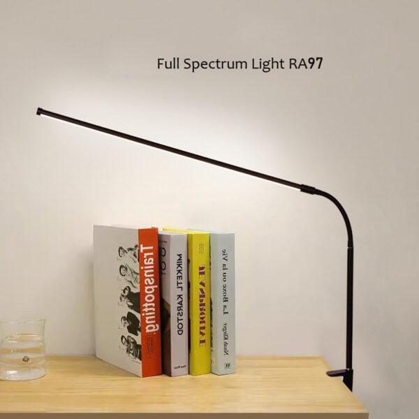 Full Spectrum Linear LED Desk Light with Clip Base - Image 5