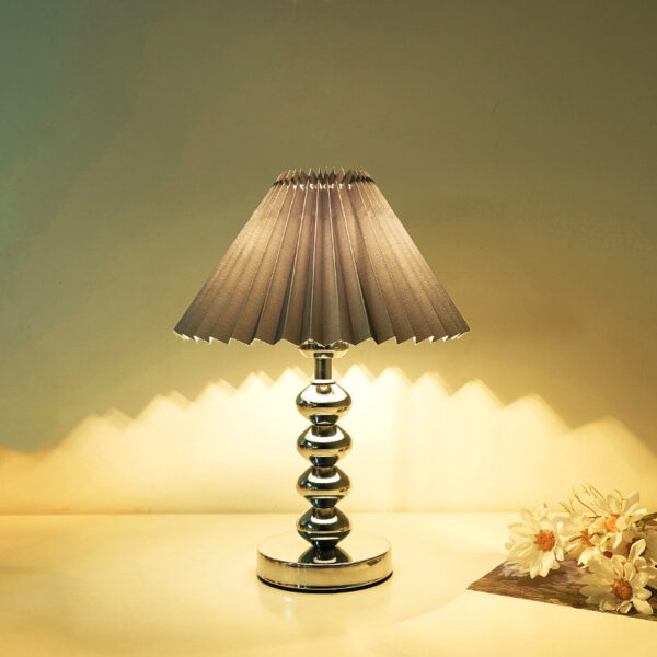 Small Metal Fabric Warm LED Table Lights - Image 5