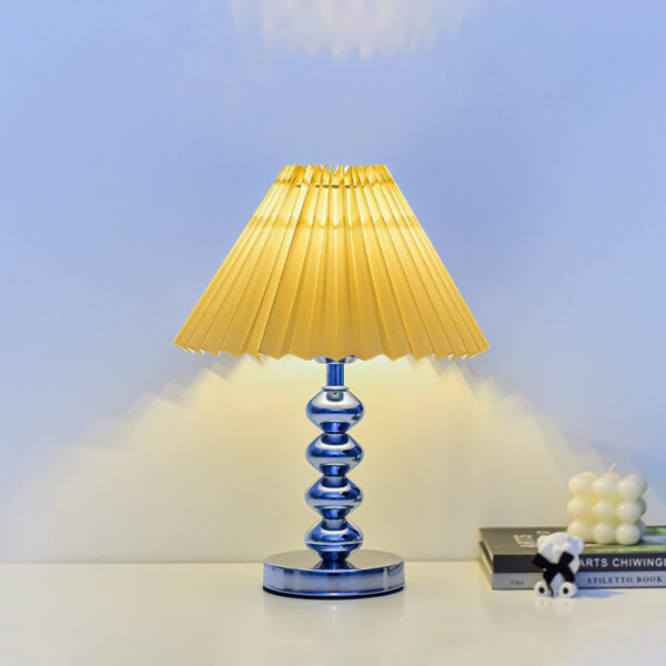 Small Metal Fabric Warm LED Table Lights - Image 8